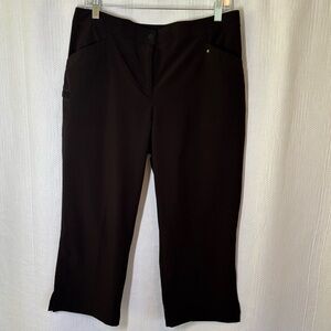 Zenergy Golf by Chico’s Black Capri Golf Pants, Chico’s Size 1.5 = Size 8